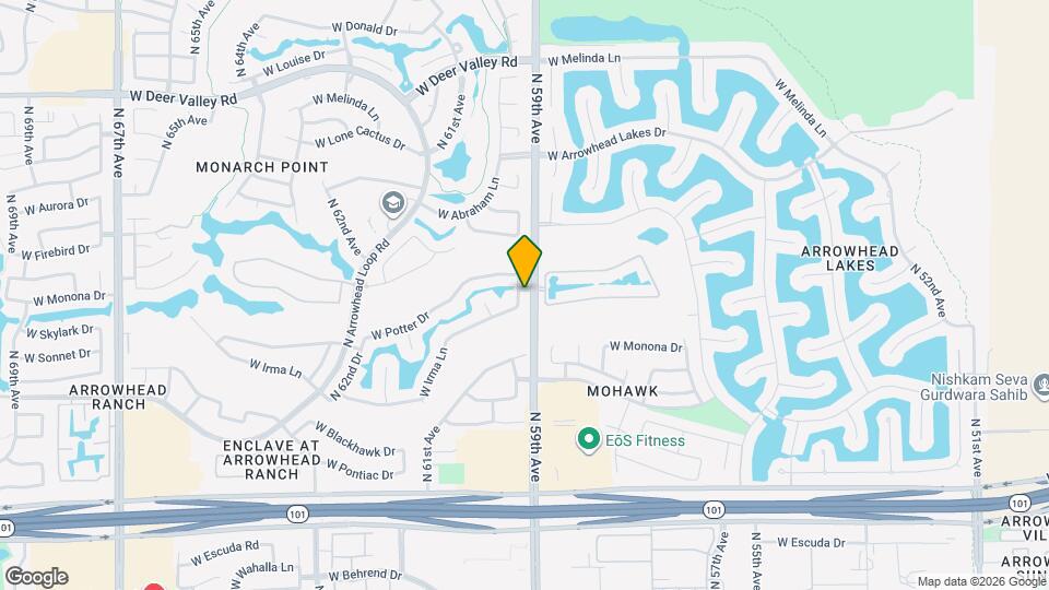 20717 N 59th Dr Map and Location Details