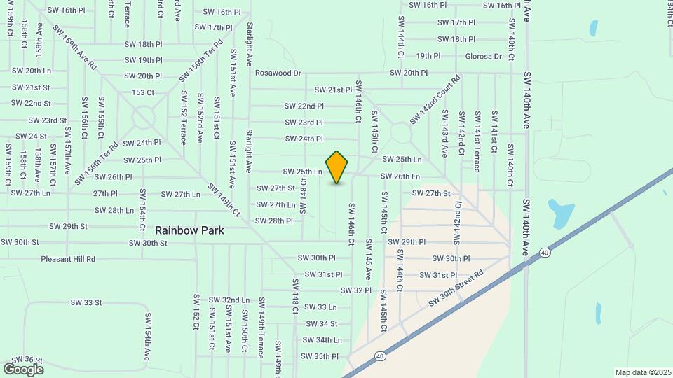 2693 SW 147th Ct Map and Location Details