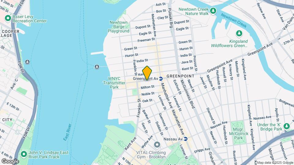 114-116 Greenpoint Ave Map and Location Details