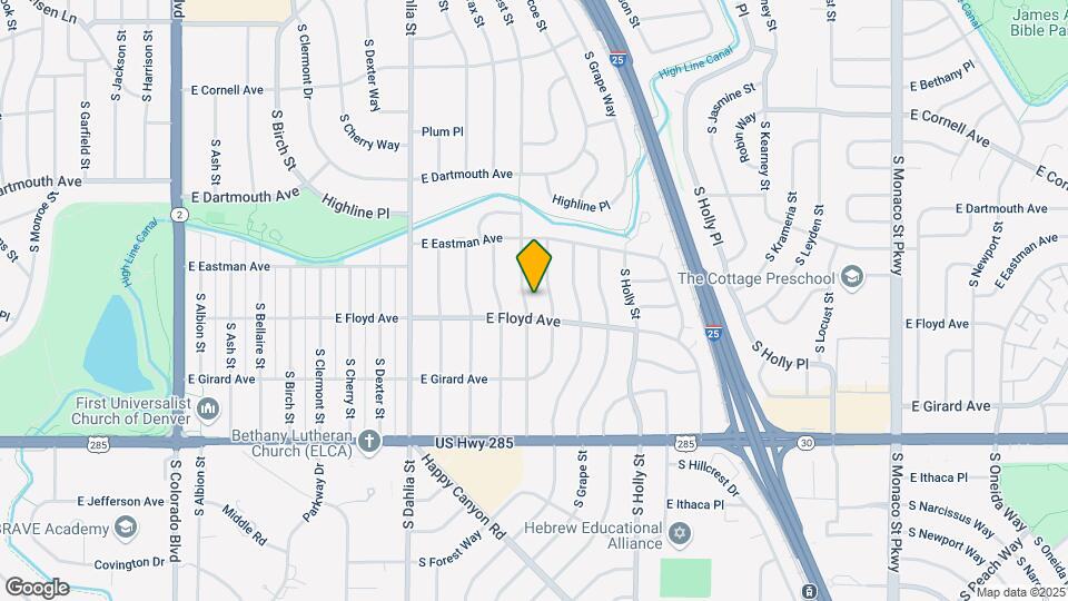 3278 S Forest St Map and Location Details