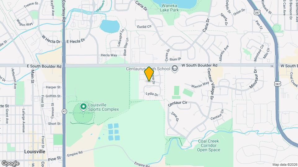 1300 Vesta Cir Map and Location Details