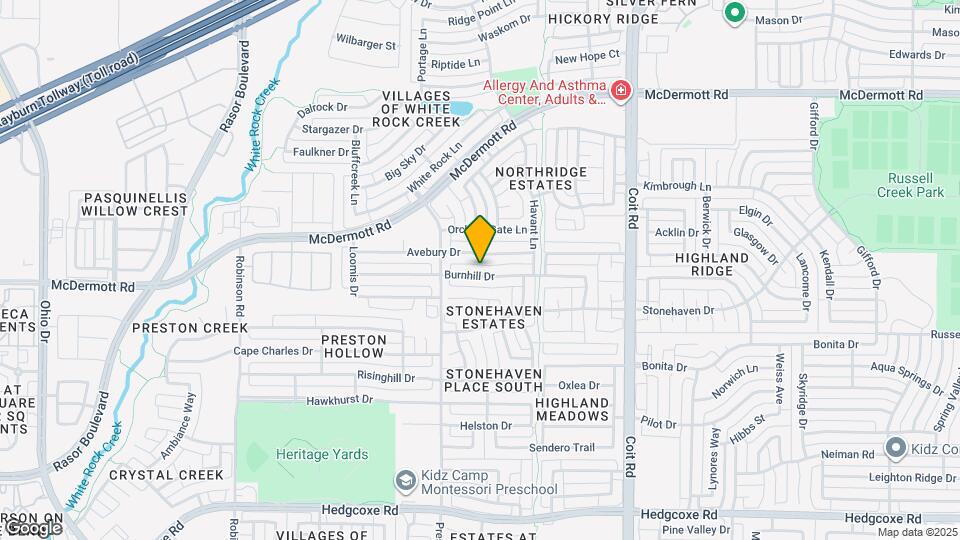 4417 Burnhill Dr Map and Location Details