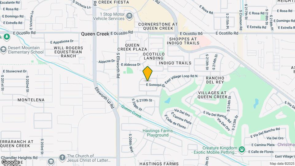 20910 E Sonoqui Dr Map and Location Details