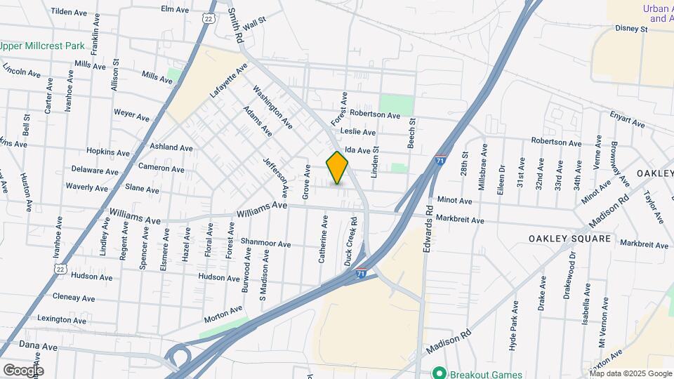 2539-2541 Melrose Ave Map and Location Details