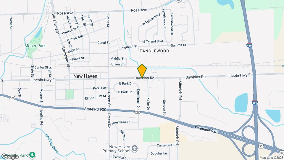 1614 Lincoln Hwy E Map and Location Details