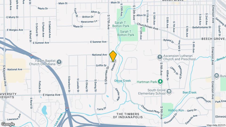 3712 Owster Ln Map and Location Details