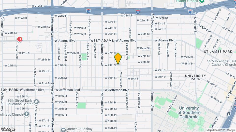 1586 W 29th St, Unit 1586 Map and Location Details