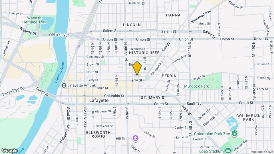 308 N 11th St Map and Location Details