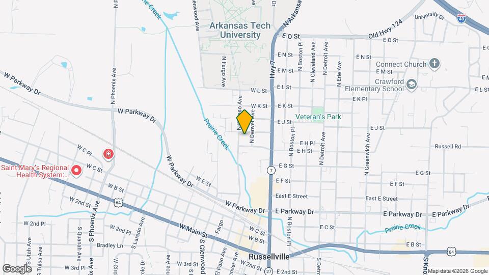 822 N El Paso Ave Map and Location Details