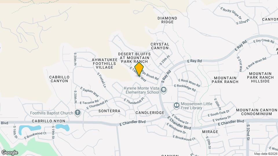 2503 E Taxidea Way Map and Location Details