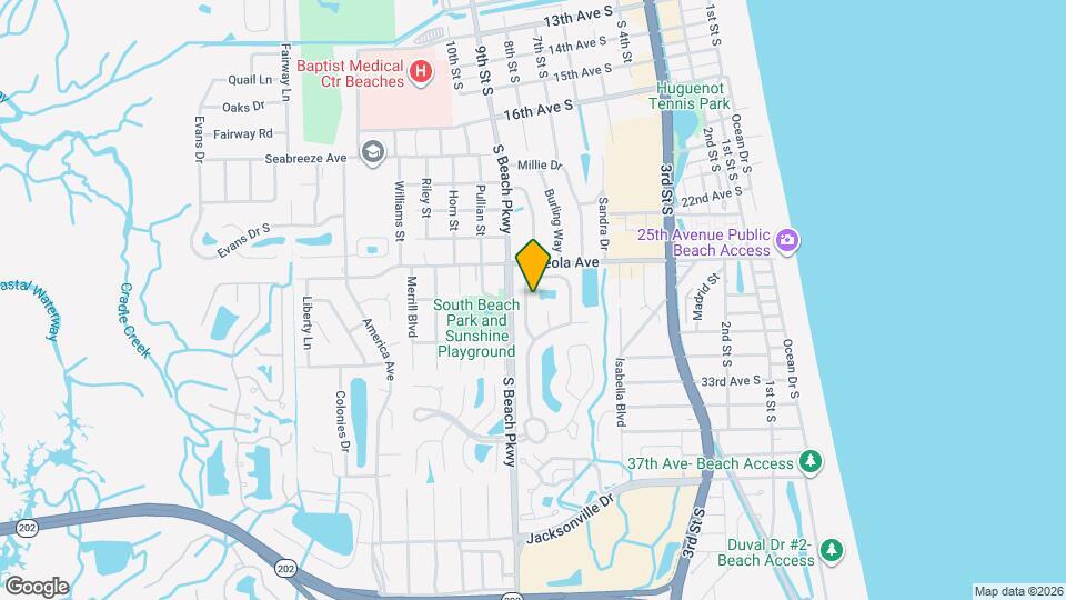 821 Bonaire Cir Map and Location Details