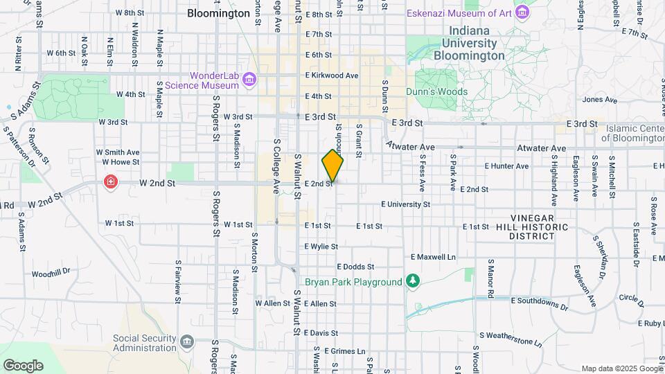 500 S Lincoln St Map and Location Details