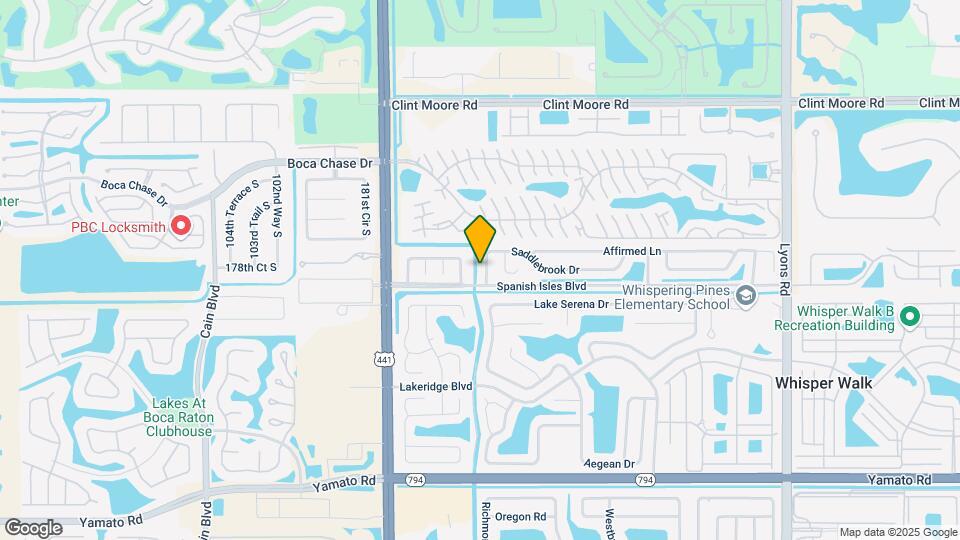 9743 Saddlebrook Dr Mapa y Detalles de la Ubicación