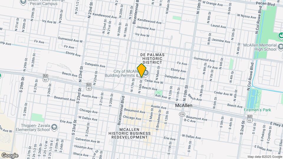 14 N 17th St Map and Location Details