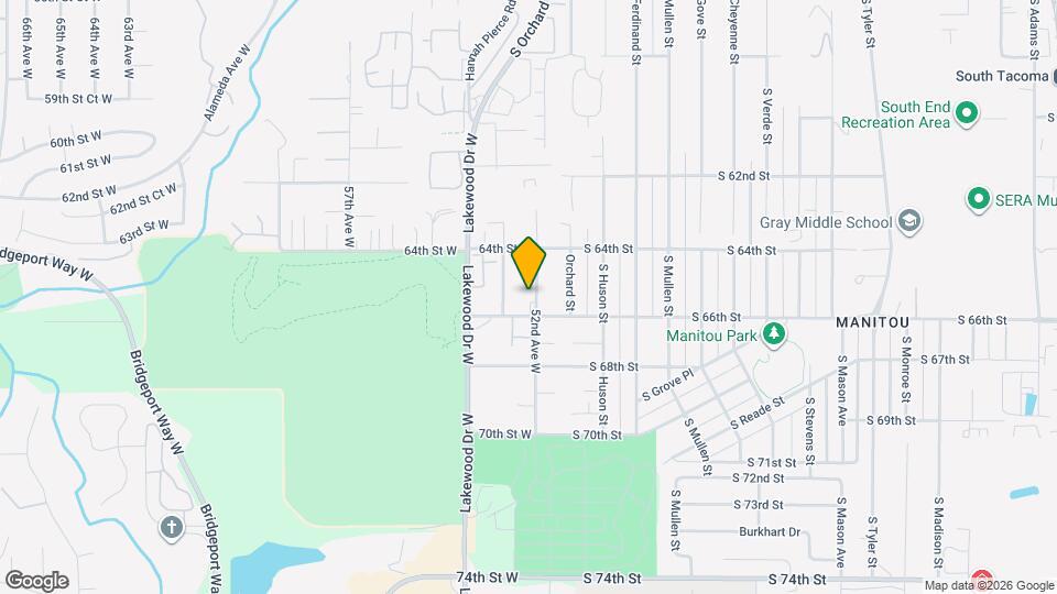 5207 66th St W Map and Location Details