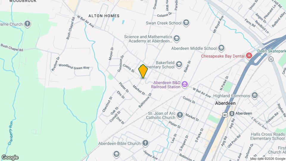 761 Custis St Map and Location Details