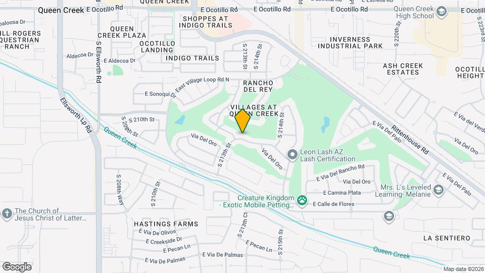 21316 E Via Del Rancho Rd Map and Location Details