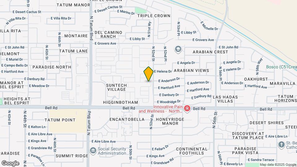 5137 E Anderson Dr Map and Location Details