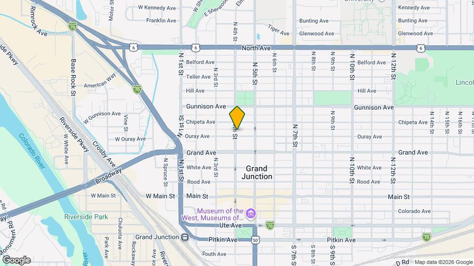 400 1/2 Ouray Ave Mapa y Detalles de la Ubicación