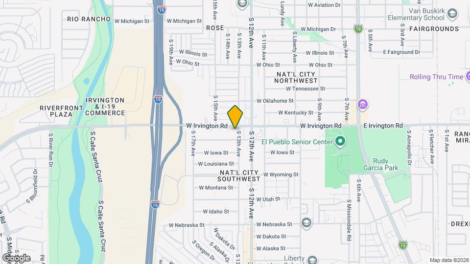 705 W Irvington Rd Map and Location Details