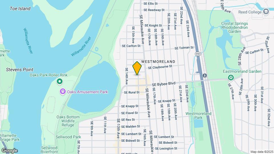 1537 SE Glenwood St Map and Location Details
