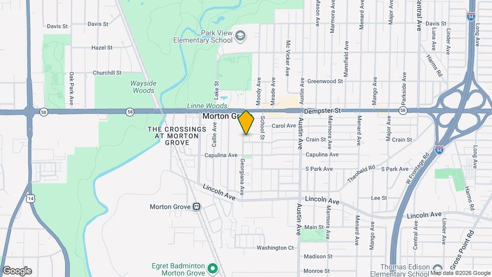 6148 Crain St, Unit 2 Map and Location Details