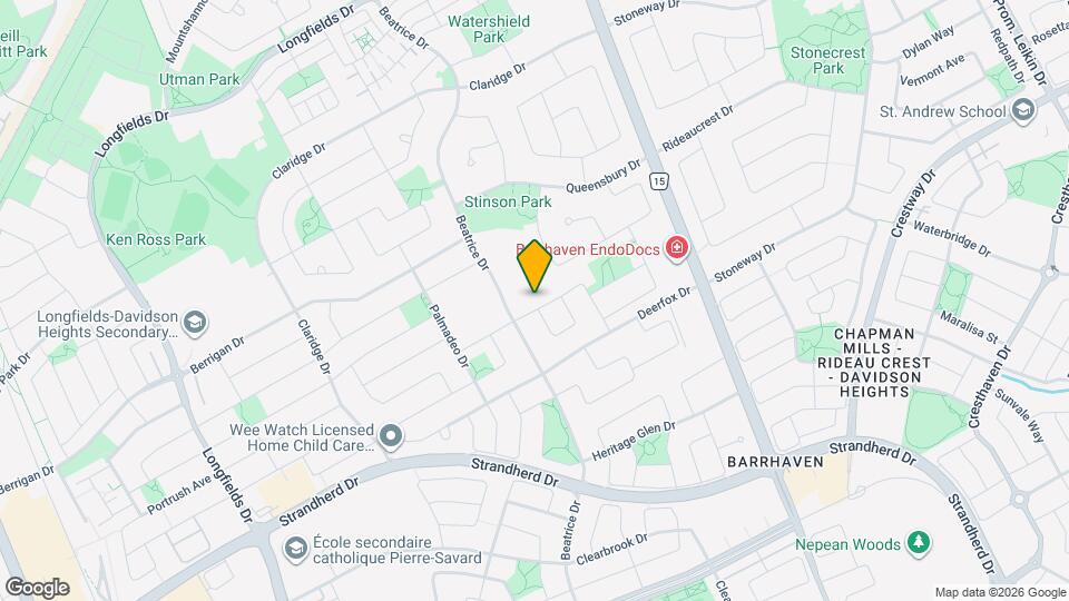 55 Gleeson Way Map and Location Details