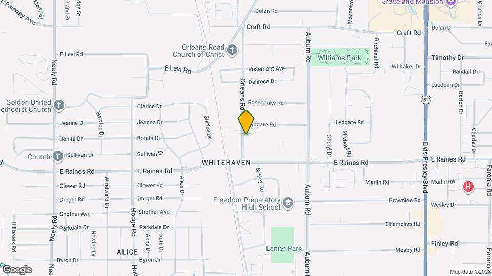 4094 Orleans Rd Map and Location Details