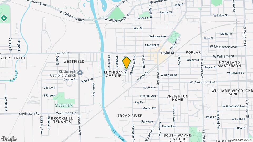 2121 Riedmiller Ave Map and Location Details