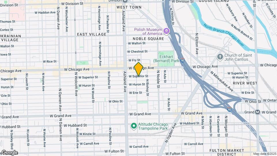 1475 W Superior St Map and Location Details