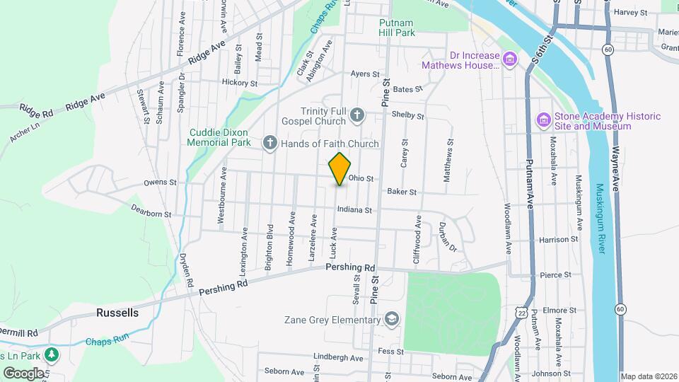 724 Luck Ave Map and Location Details