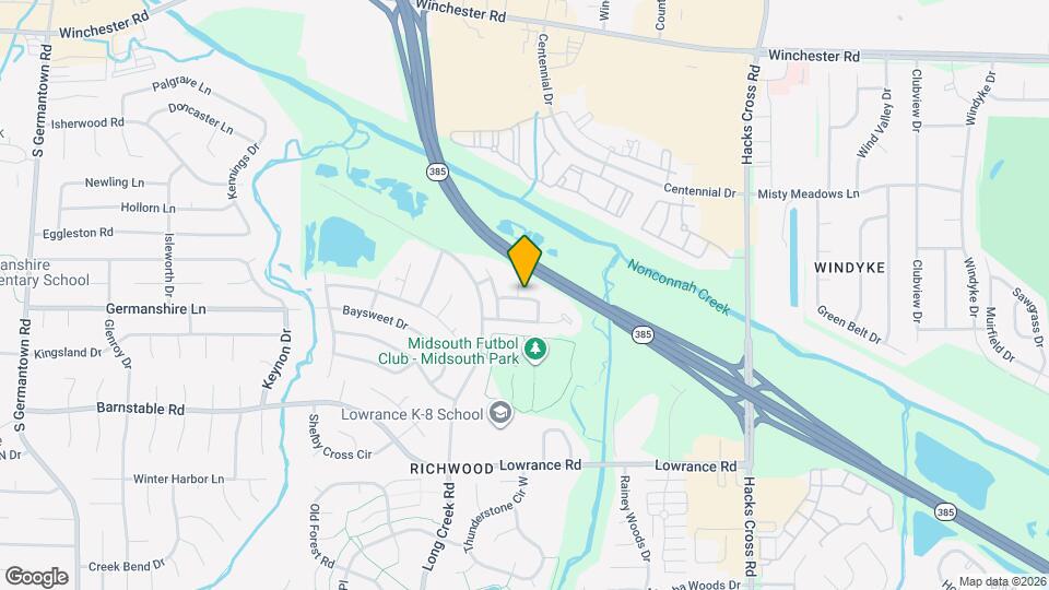 7764 Lipscomb Dr Map and Location Details