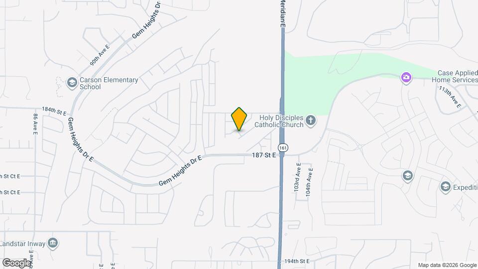 10706 185th St E Map and Location Details