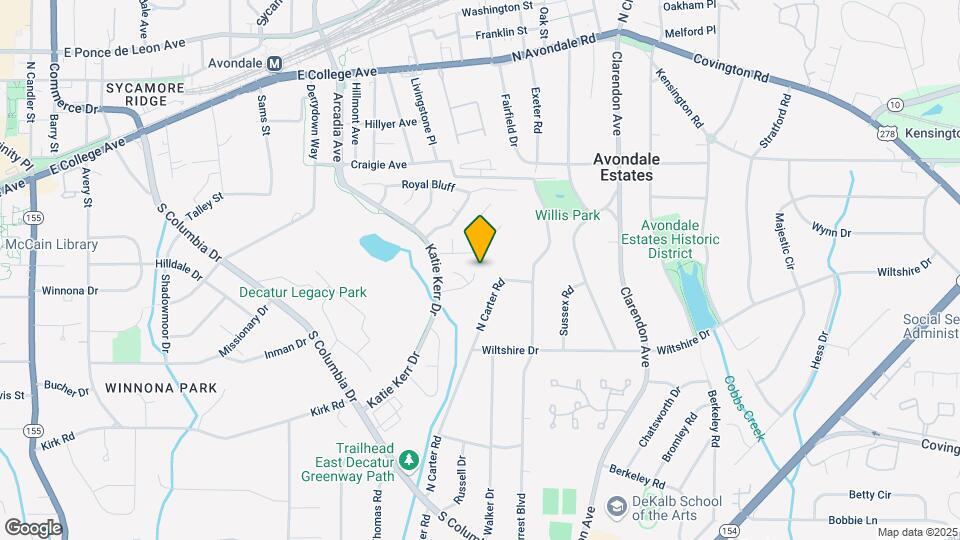 2847 Ashbury Heights Rd Map and Location Details