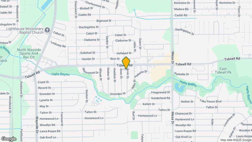 9405 Arvin St Map and Location Details