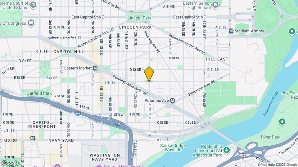 507 13th St SE, Unit 2 Map and Location Details