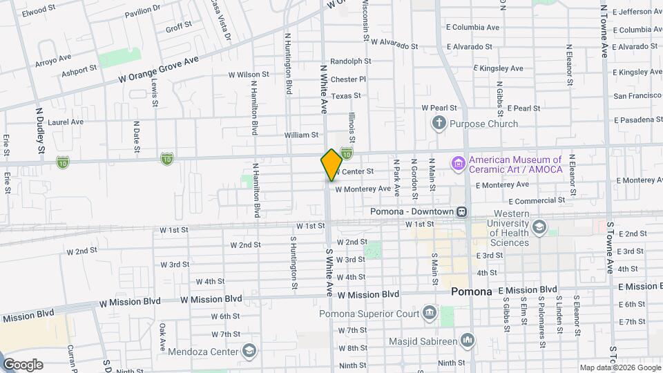 591 W Monterey Ave Map and Location Details