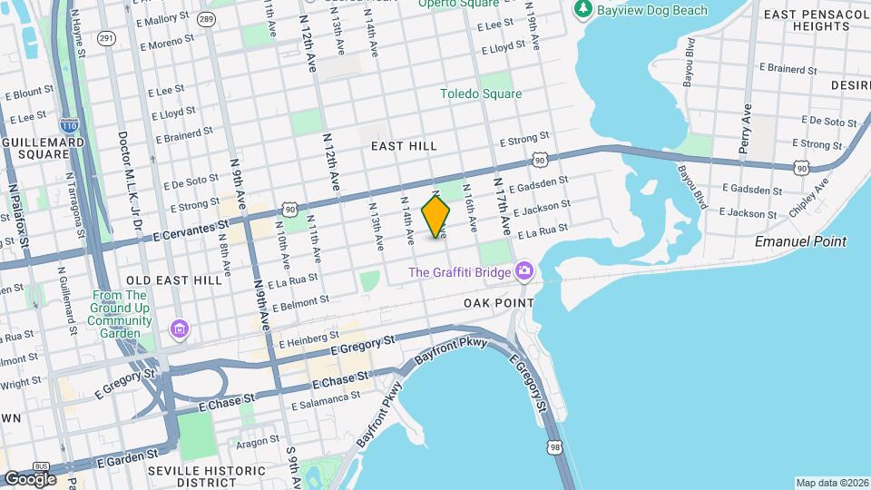 1416 E La Rua St Mapa y Detalles de la Ubicación