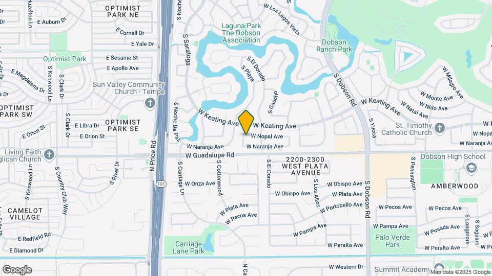 2443 W Nopal Ave Map and Location Details