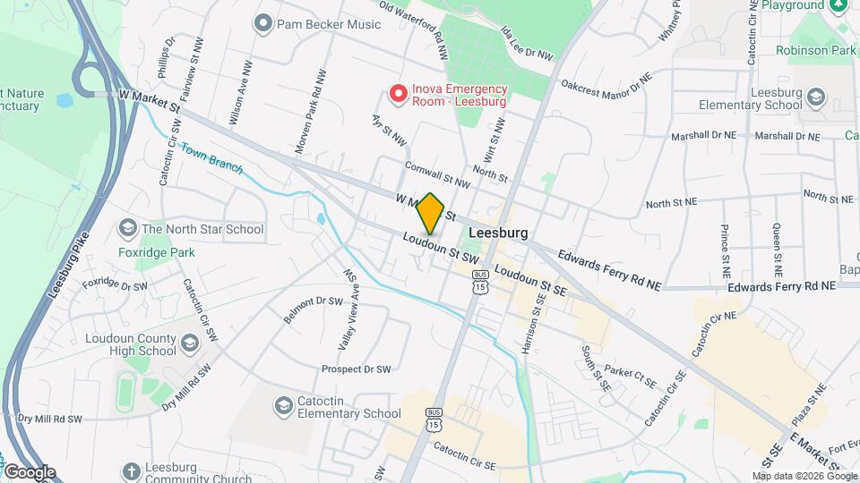 206 Loudoun St SW, Unit 4 Map and Location Details