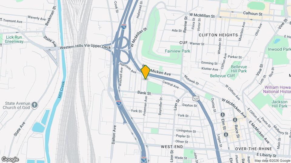 2141 Freeman Ave, Unit A Mapa y Detalles de la Ubicación