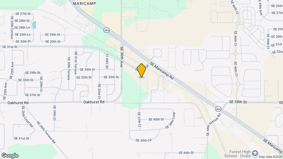 3511 SE 37th Ct Map and Location Details