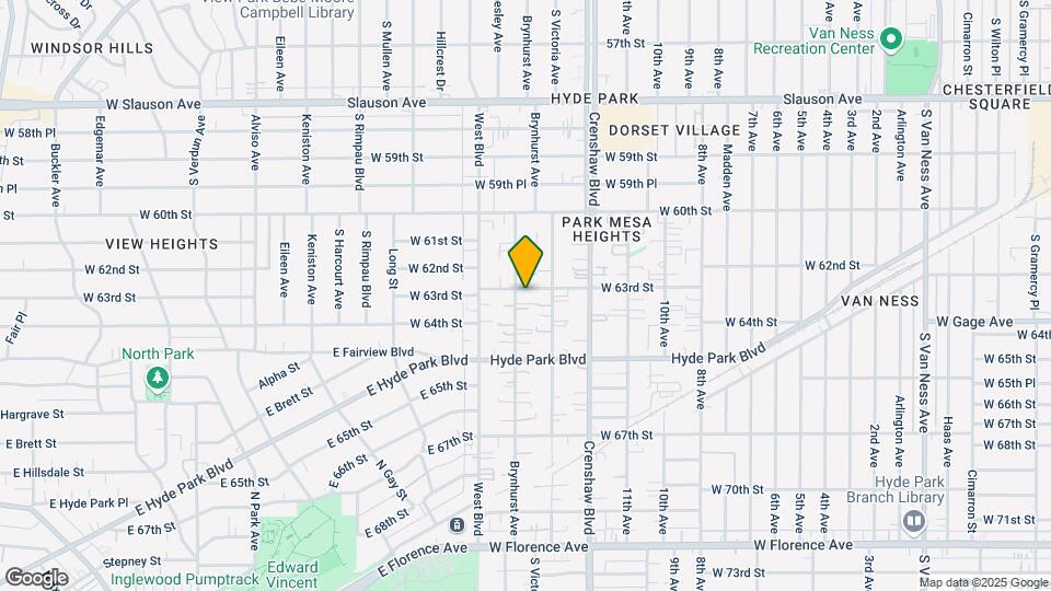3486 W 63rd St Mapa y Detalles de la Ubicación