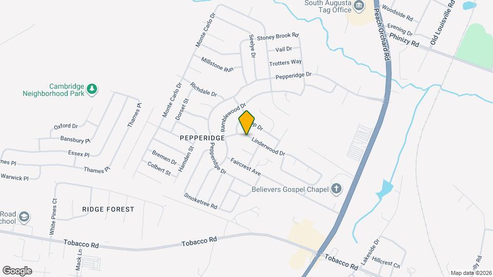 3420 Linderwood Dr Map and Location Details