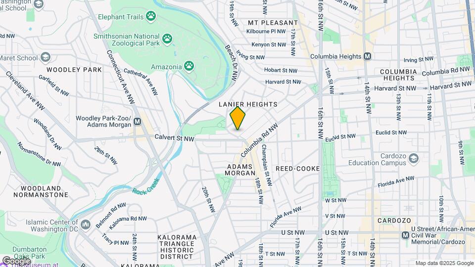 2605 Adams Mill Rd NW Map and Location Details