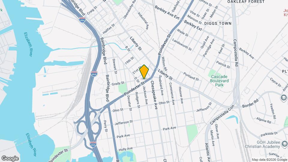 1315 Poindexter St Mapa y Detalles de la Ubicación