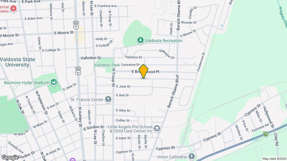 743 E Brookwood Dr Map and Location Details