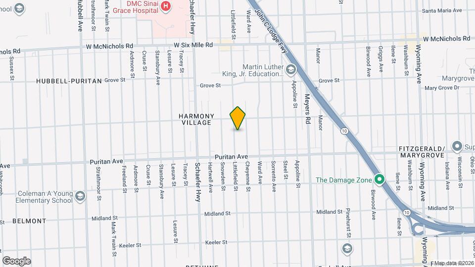 16200 Littlefield St Map and Location Details