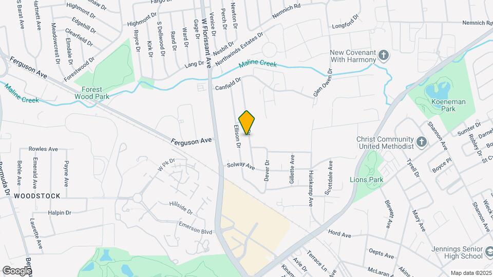 9115 Clarion Dr Map and Location Details