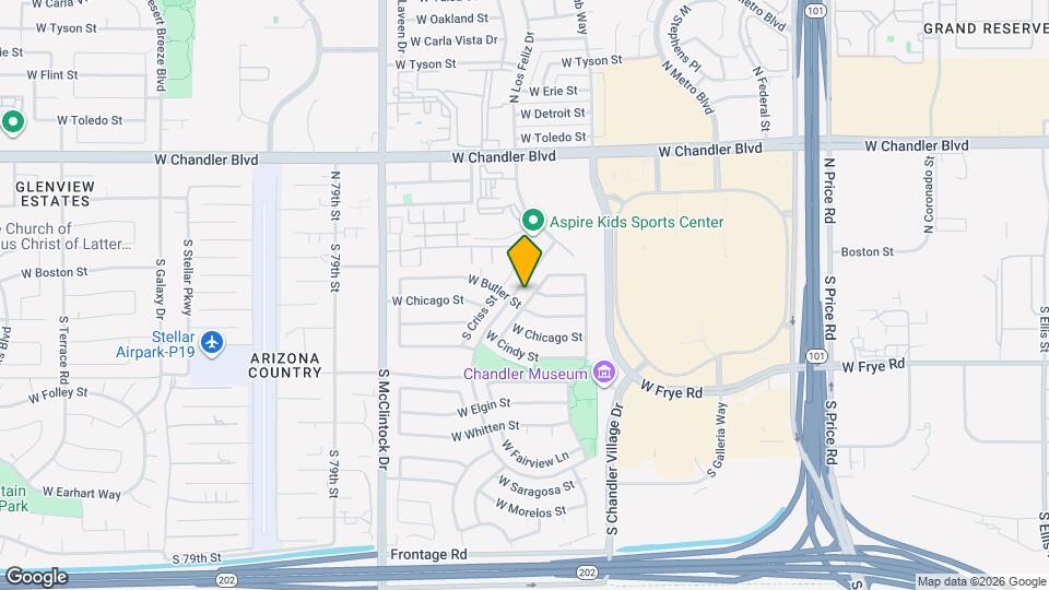 190 S Hazelton Dr Mapa y Detalles de la Ubicación